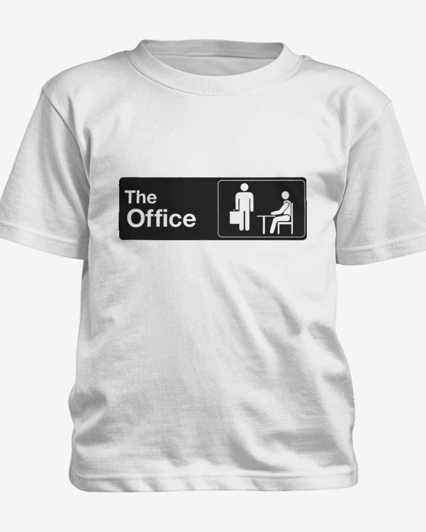 Polera de niño Blanco de The office