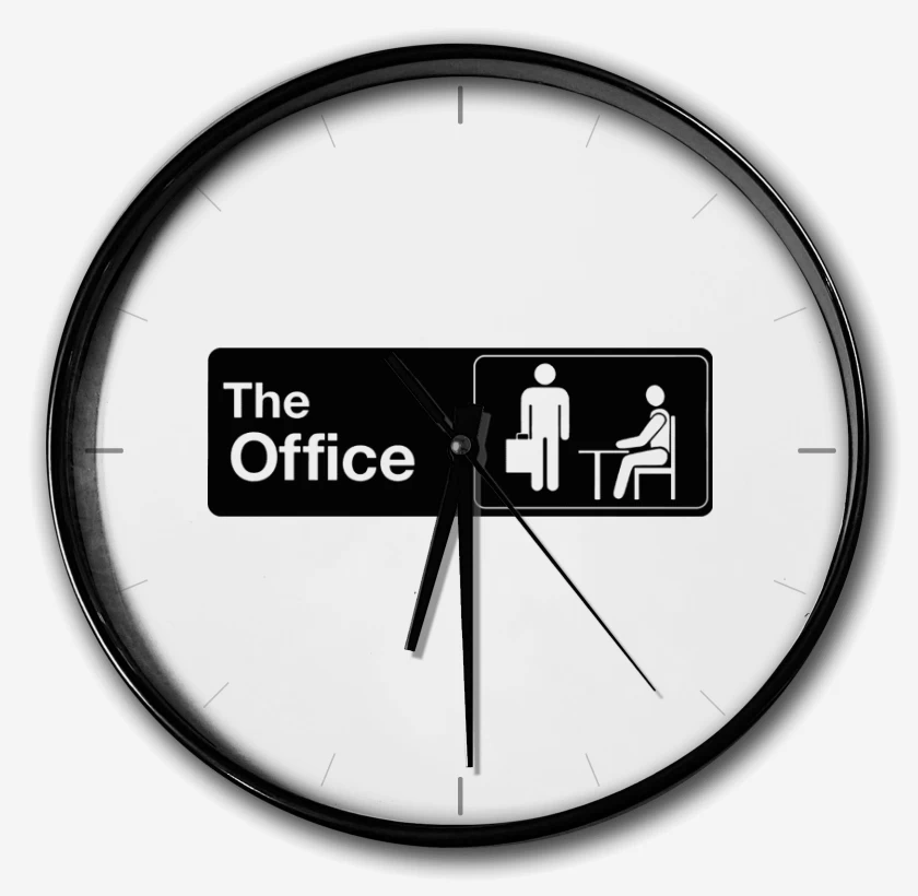 Reloj Blanco de The office