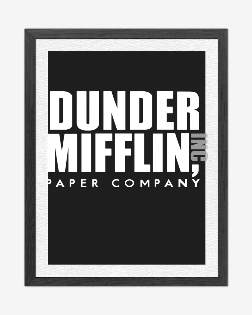 Cuadro decorativo Dunder Mifflin paper company