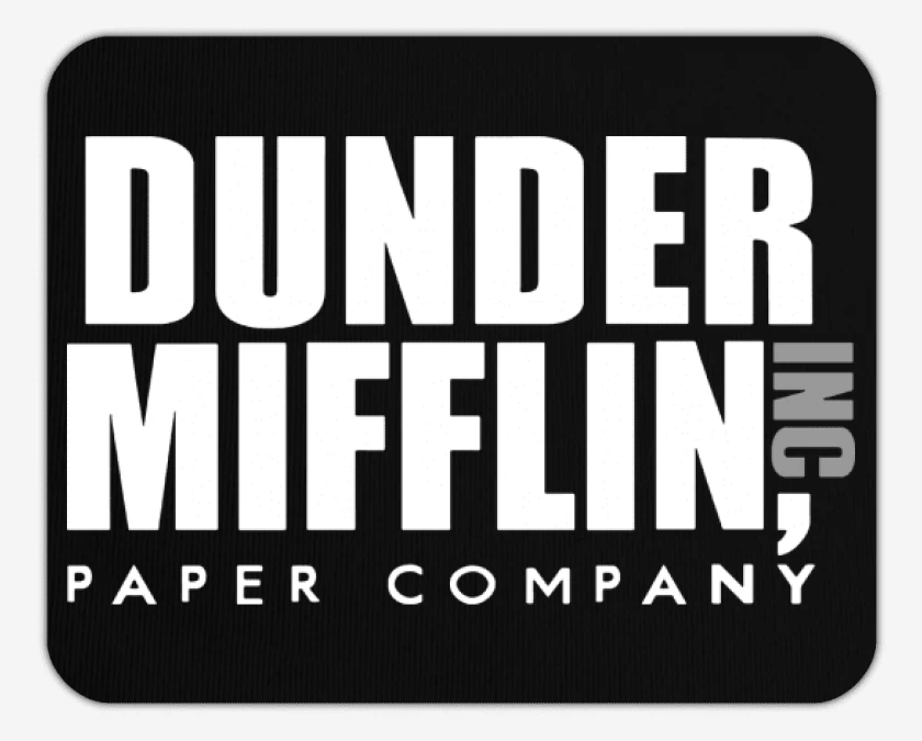 Mousepad Dunder Mifflin paper company