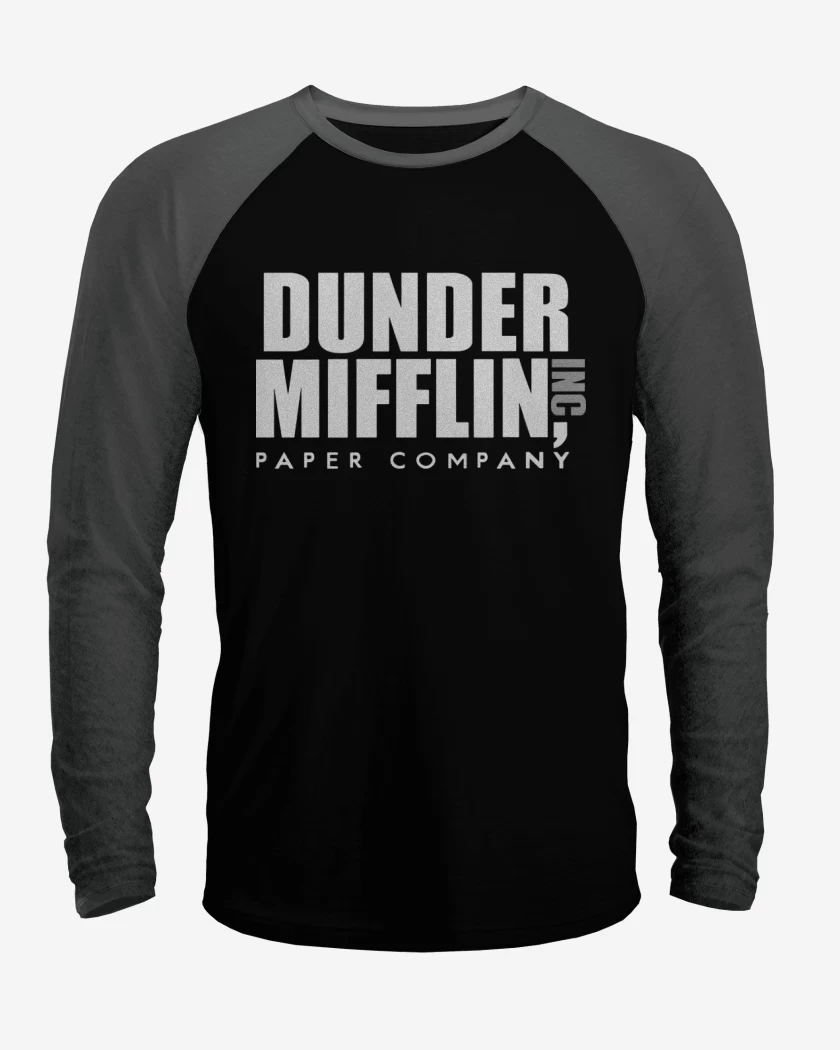Polera Raglan Dunder Mifflin paper company