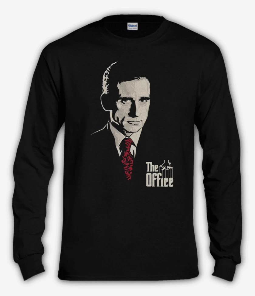 Polera manga larga Negro de Michael ScottLeone