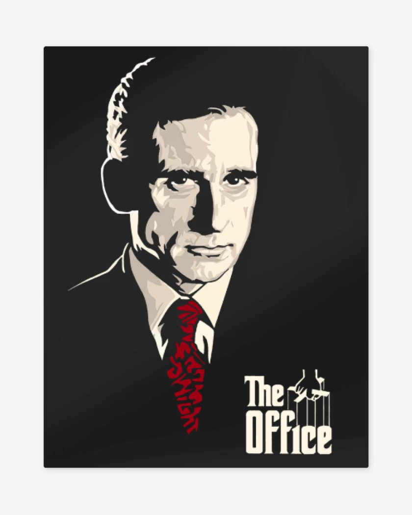 Print metalico Michael ScottLeone