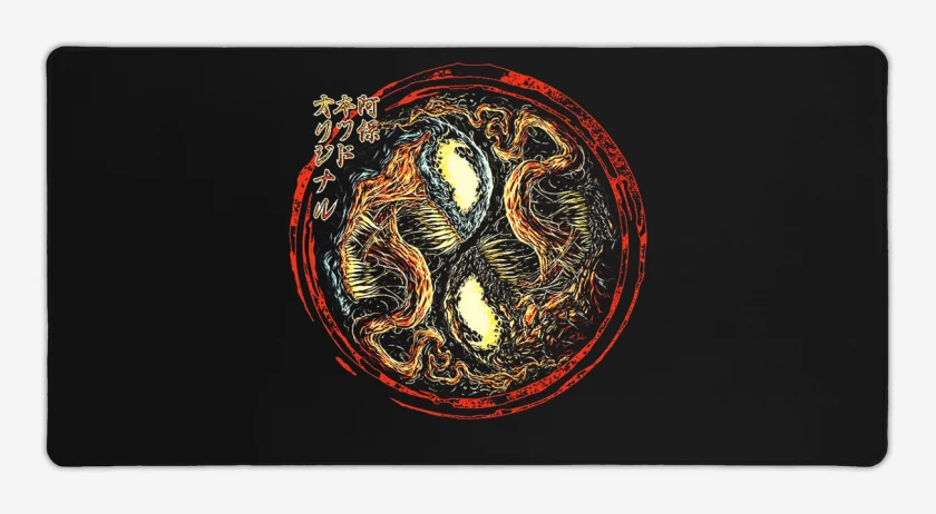 Mouse pad Gamer Negro de Venom vs Carnage