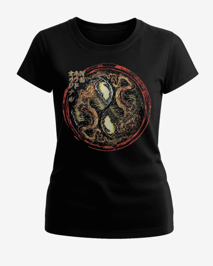 Polera de Mujer Negro de Venom vs Carnage