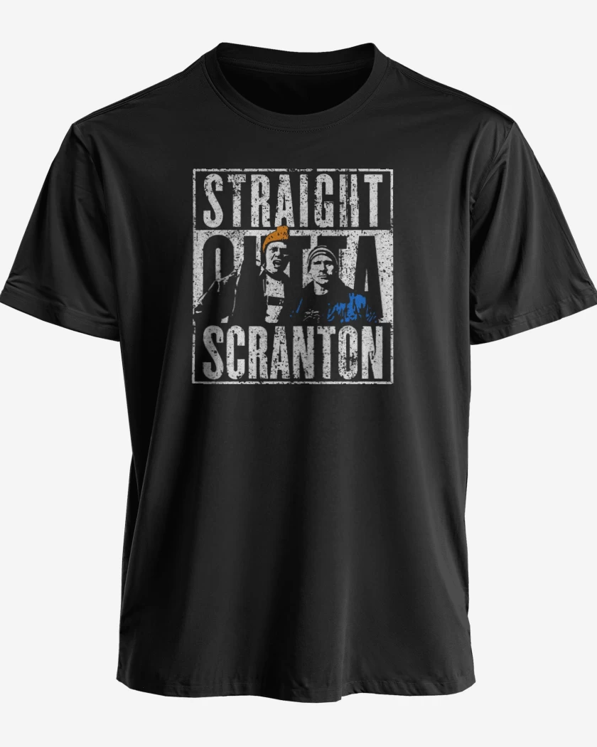Polera premium Negro de Straight outta Scranton