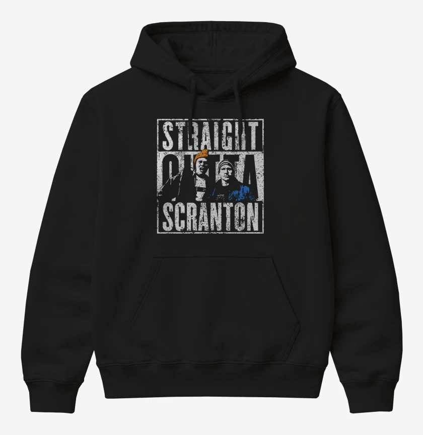 Poleron Canguro básico Straight outta Scranton