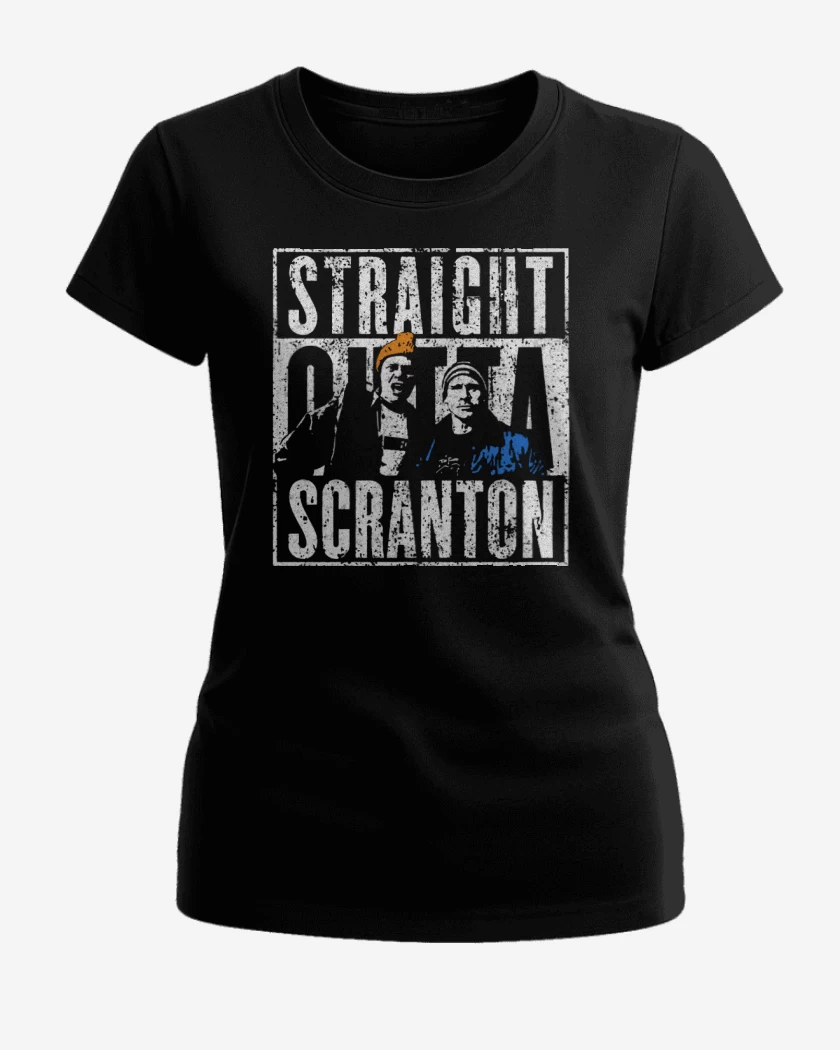 Polera de Mujer Negro de Straight outta Scranton