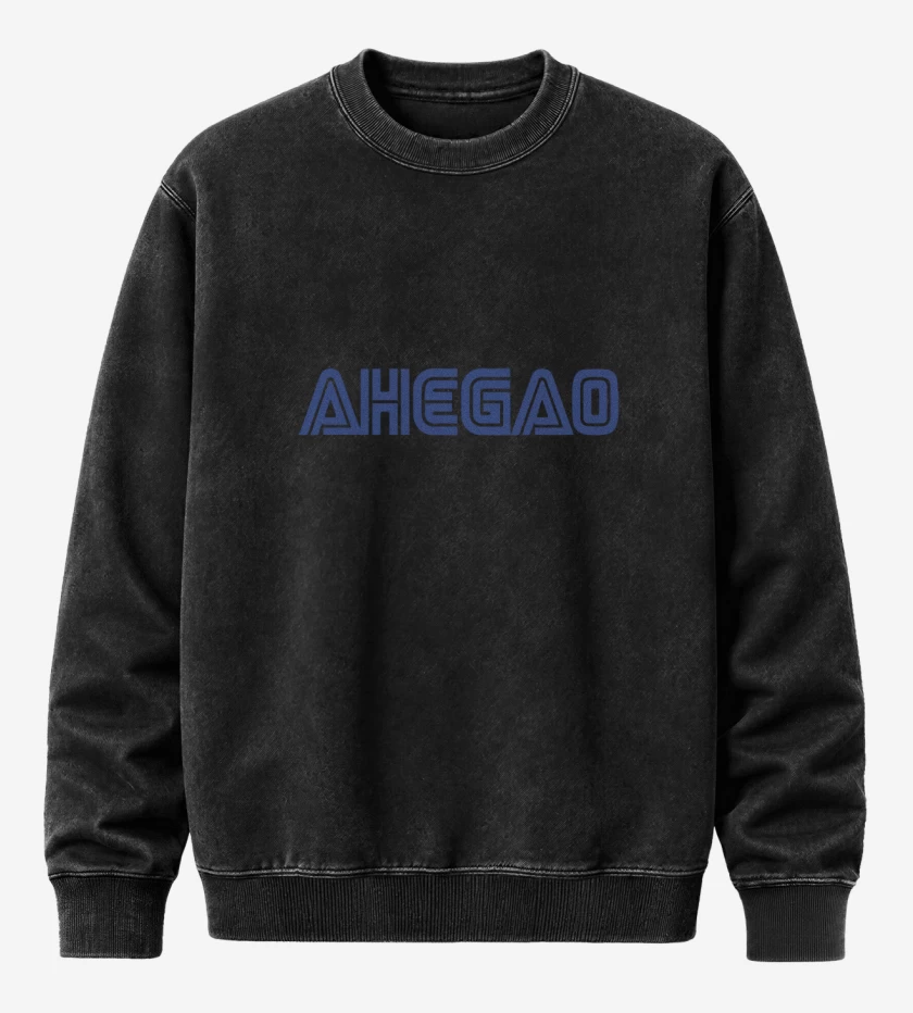 Poleron Polo Acid Wash Negro de Segahegao