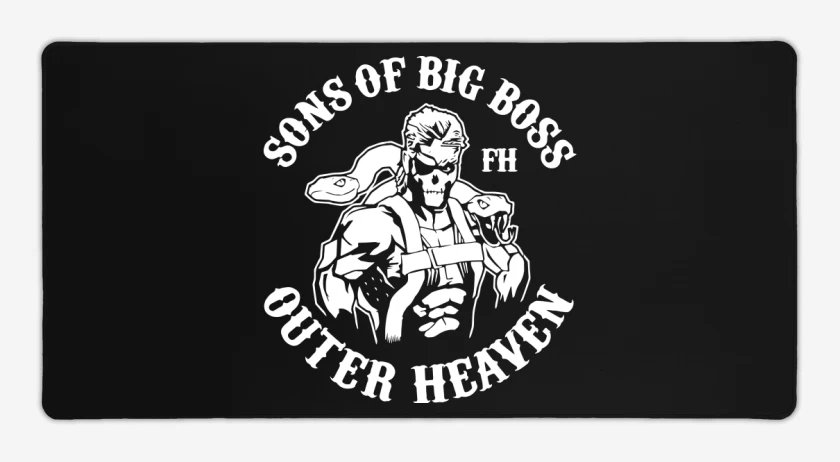 Mouse pad Gamer Negro de Sons of Big Boss