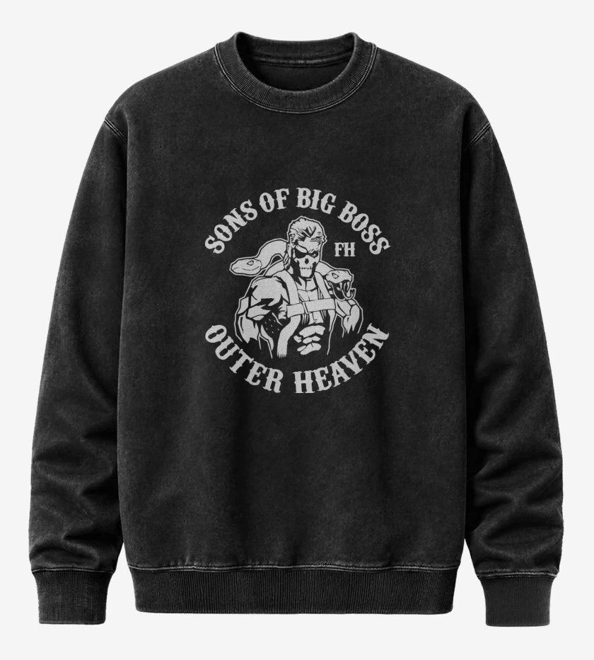 Poleron Polo Acid Wash Sons of Big Boss