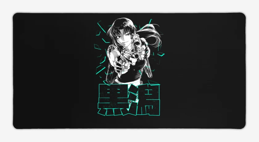 Mouse pad Gamer Negro de Revy