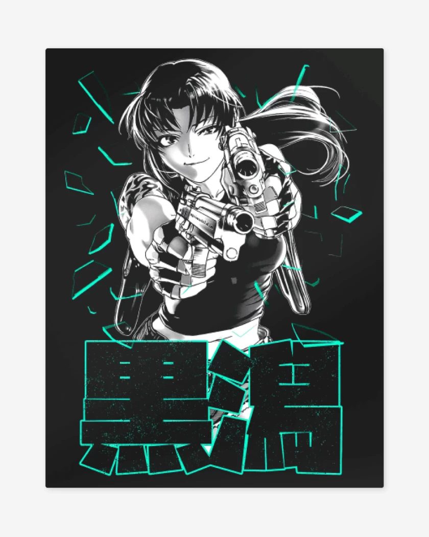 Print metalico Negro de Revy