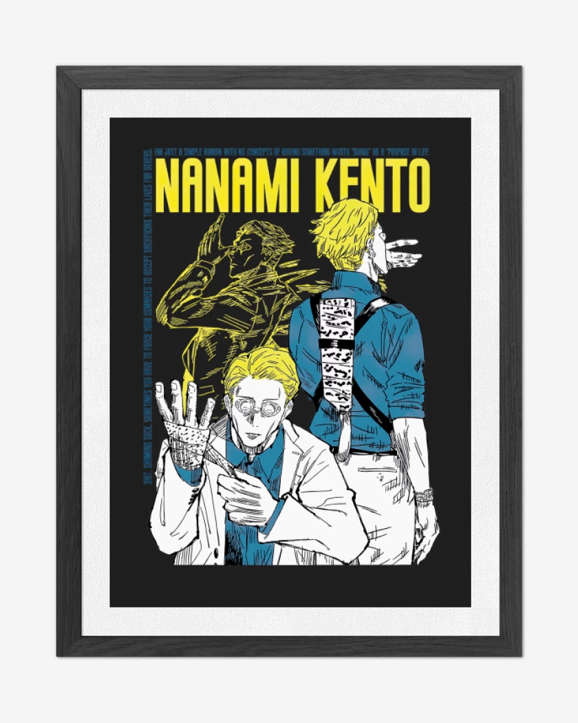 Cuadro decorativo Negro de Kento Nanami