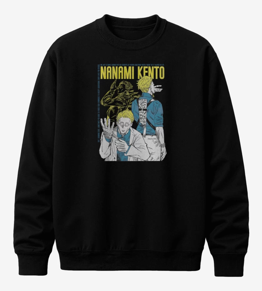 Poleron polo Negro de Kento Nanami
