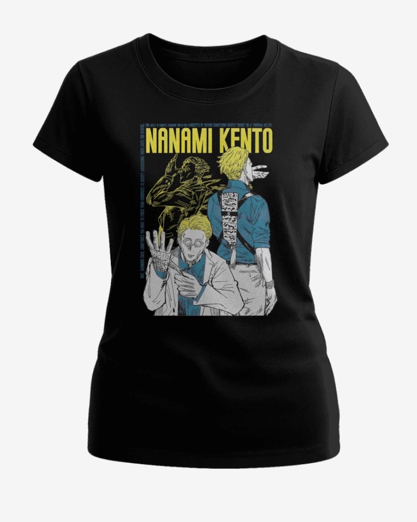 Polera de Mujer Negro de Kento Nanami