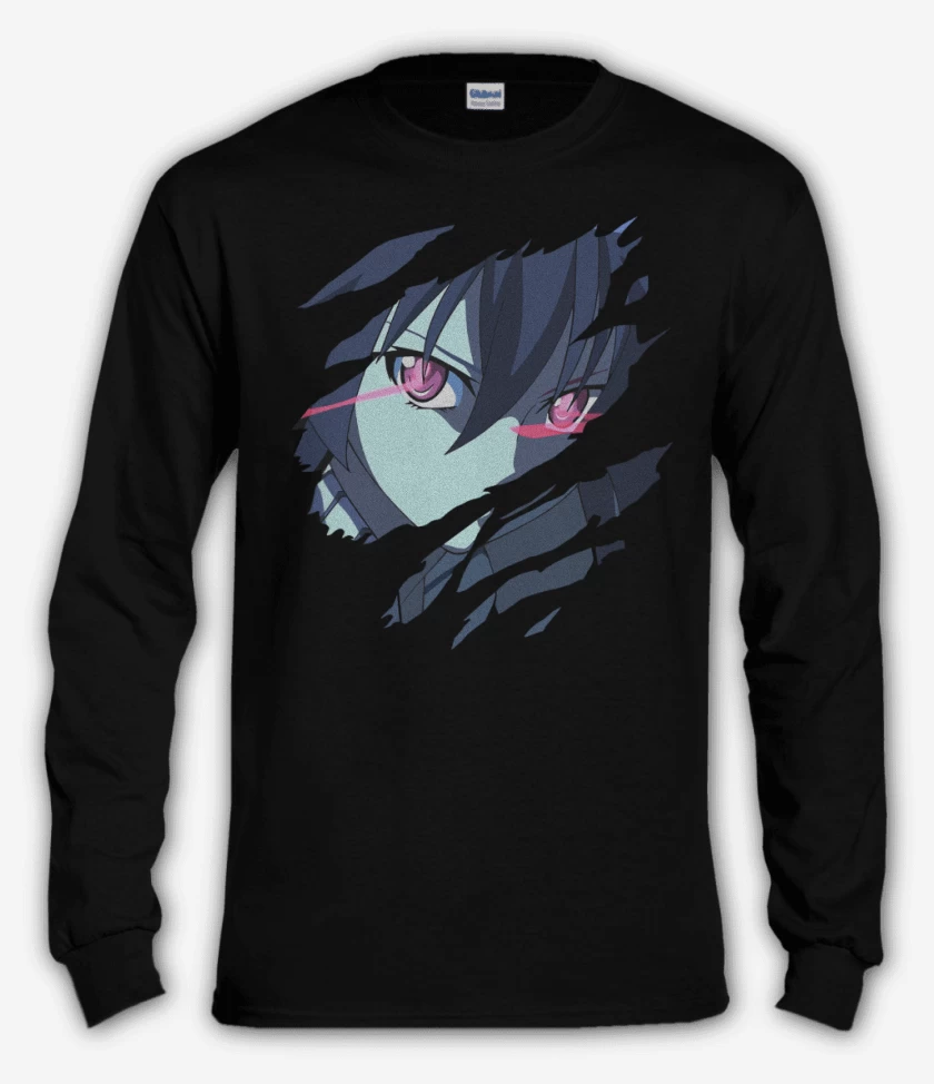 Polera manga larga Negro de Akame
