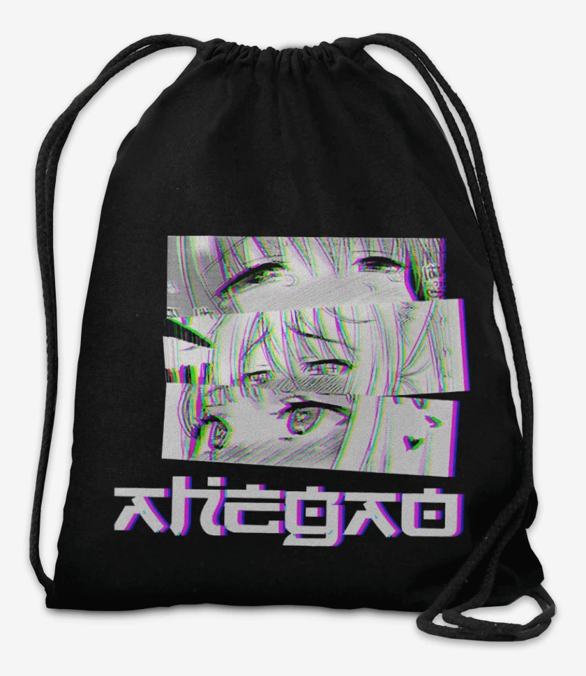 Mochila Negro de Ojos Anime 2