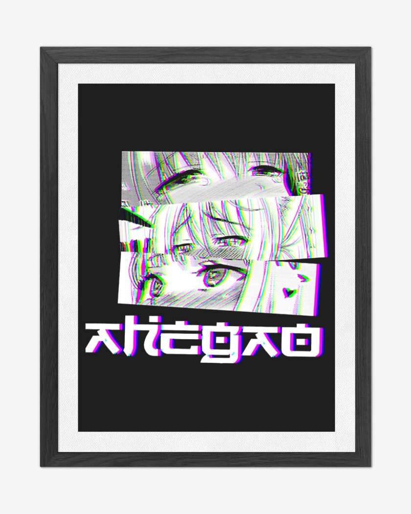 Cuadro decorativo Negro de Ojos Anime 2