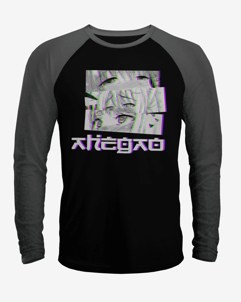 Polera Raglan Ojos Anime 2
