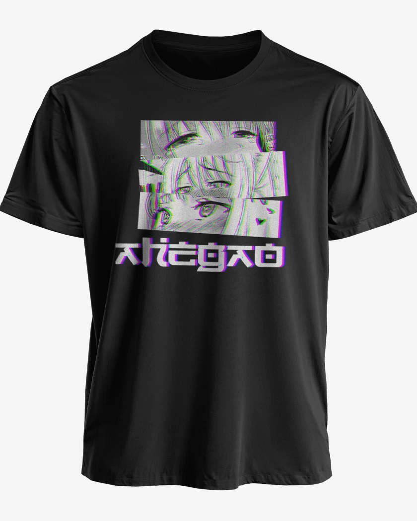Polera premium Negro de Ojos Anime 2