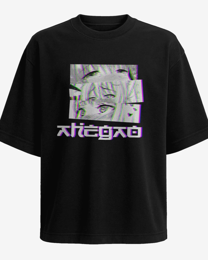 Polera Oversize Ojos Anime 2