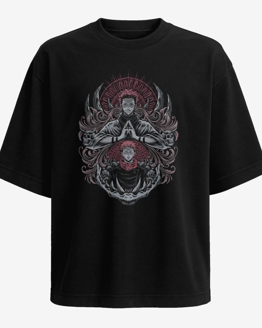 Polera Oversize Dominio de Sukuna