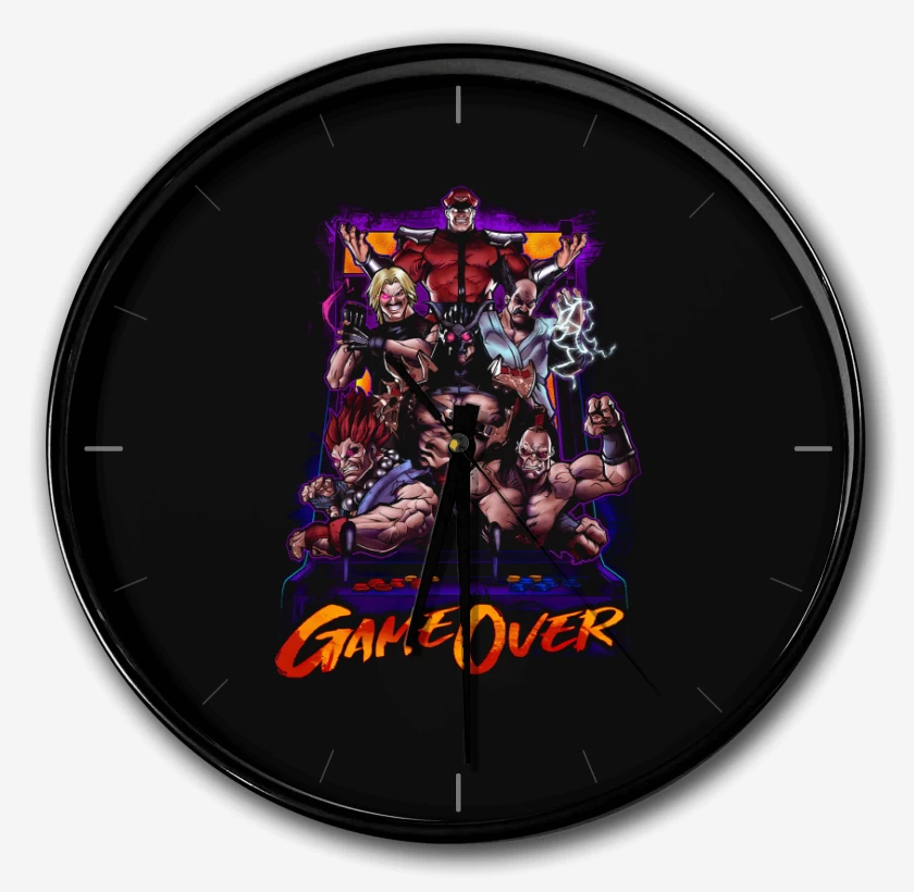 Reloj Negro de Game Over!!!
