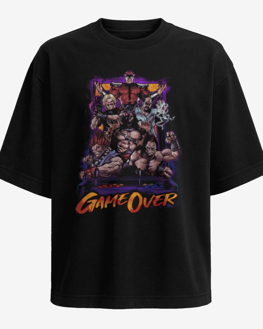 Polera Oversize Game Over!!!