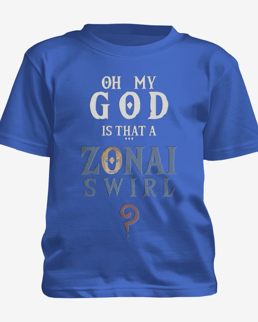 Polera de niño Azul Rey de OMG Zonai