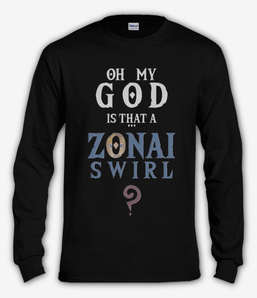 Polera manga larga Negro de OMG Zonai