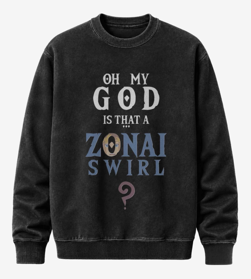 Poleron Polo Acid Wash Negro de OMG Zonai
