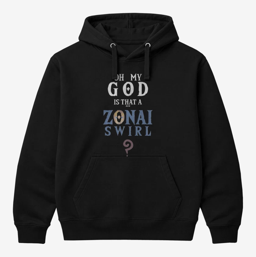 Polerón Canguro Negro de OMG Zonai