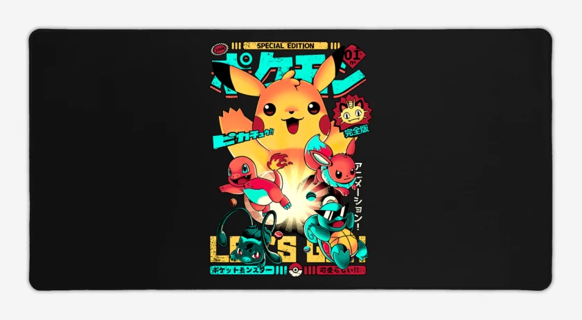 Mouse pad Gamer Pokemon special edition