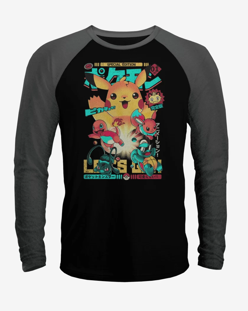 Polera Raglan Pokemon special edition