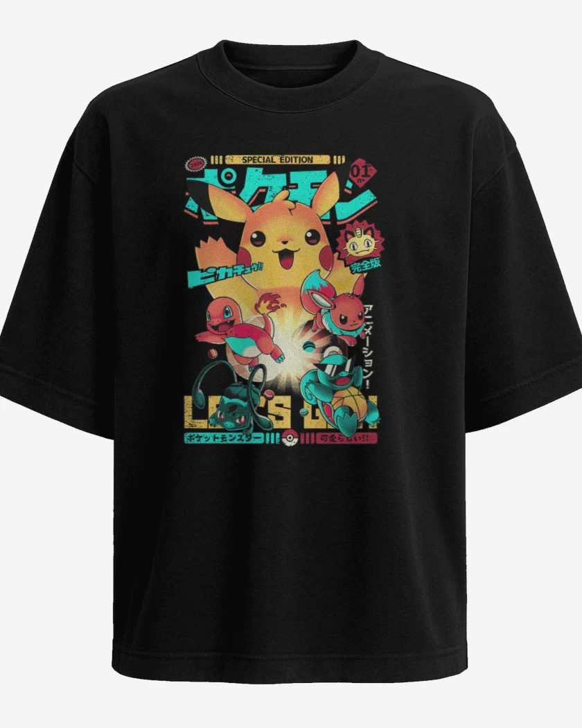 Polera Oversize Pokemon special edition