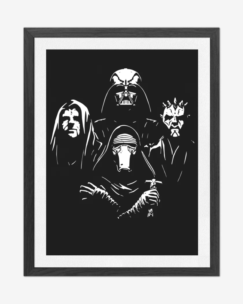 Cuadro decorativo Negro de Darkside Rhapsody