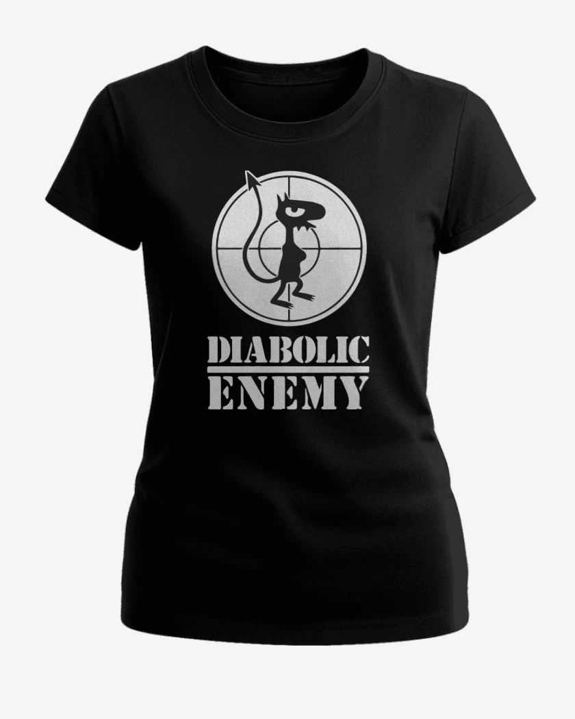 Polera de Mujer Negro de Diabolic Enemy
