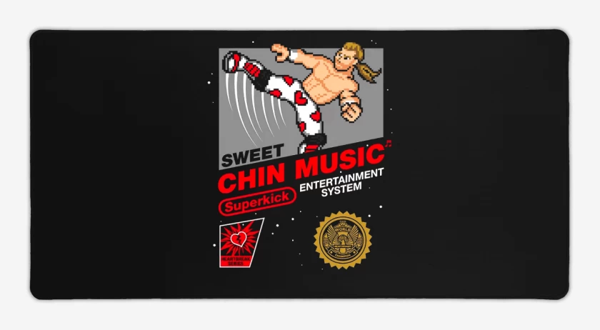 Mouse pad Gamer Negro de Sweet Chin Music