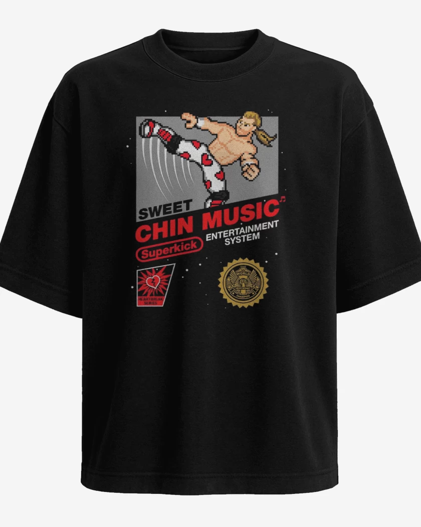 Polera Oversize Negro de Sweet Chin Music