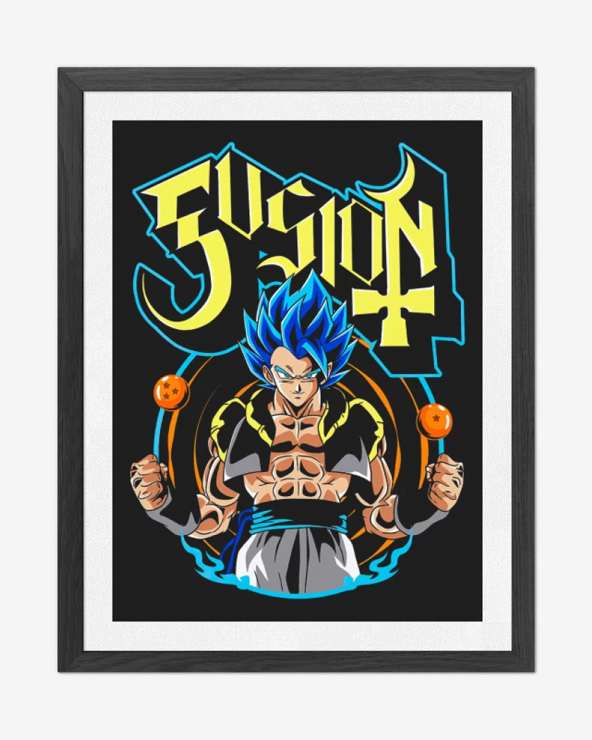 Cuadro decorativo Negro de Fusion