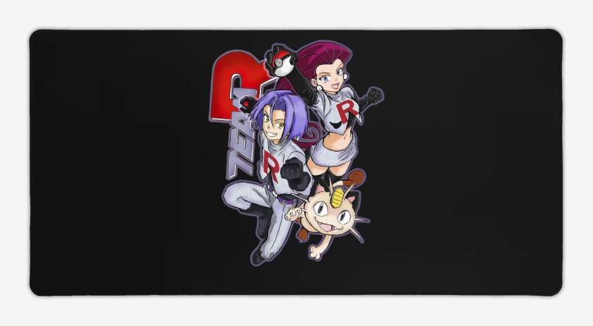 Mouse pad Gamer Negro de Equipo Rocket!