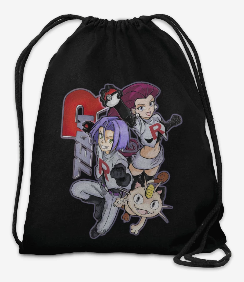 Mochila Negro de Equipo Rocket!