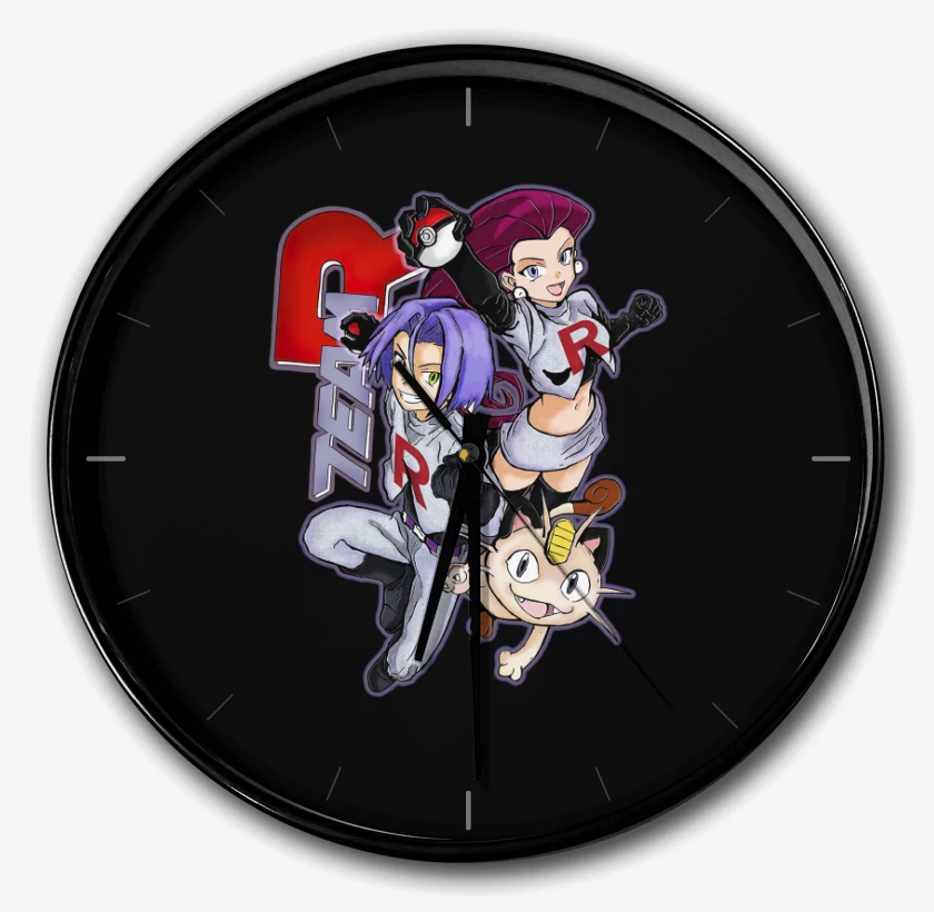 Reloj Negro de Equipo Rocket!
