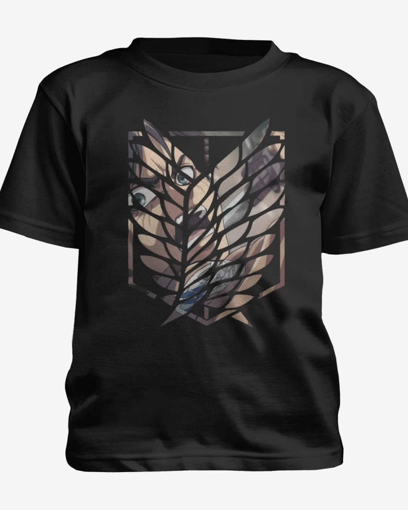 Polera de niño Negro de Eren Liberty