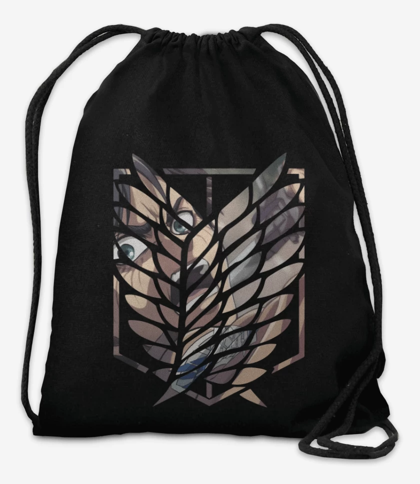 Mochila Negro de Eren Liberty