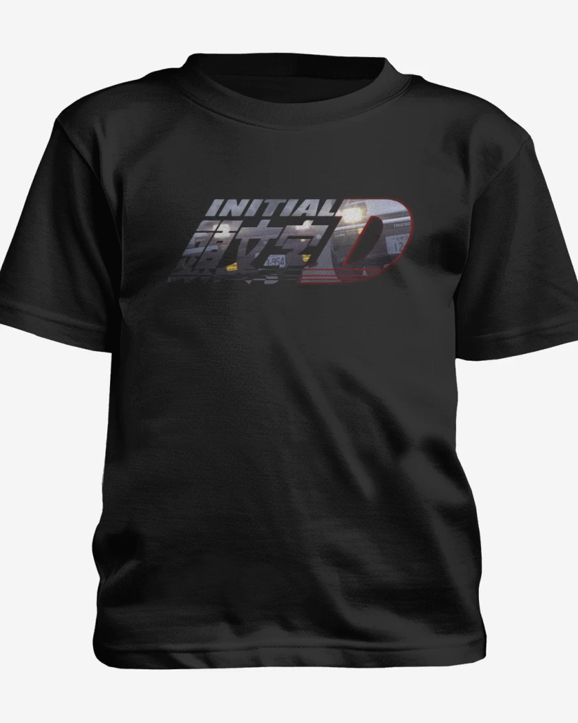 Polera de niño Negro de Initial D