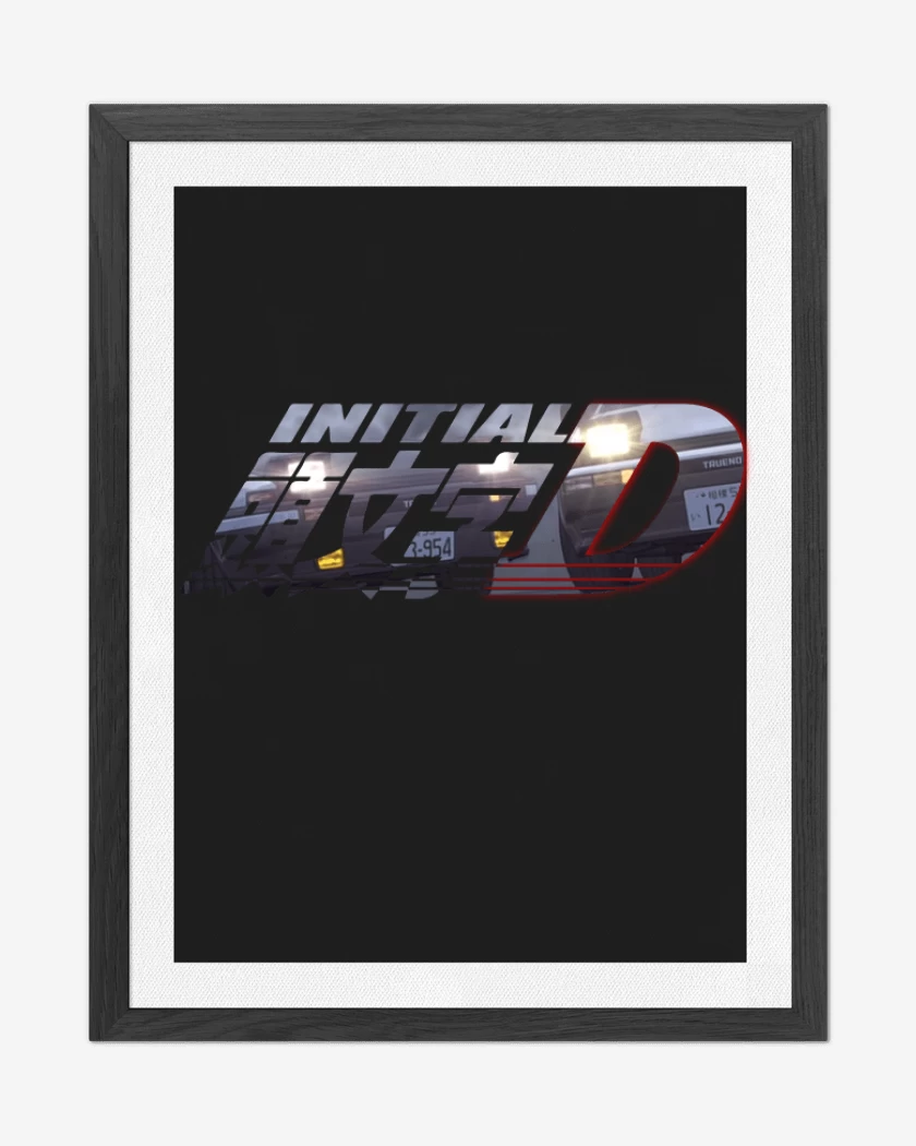 Cuadro decorativo Initial D