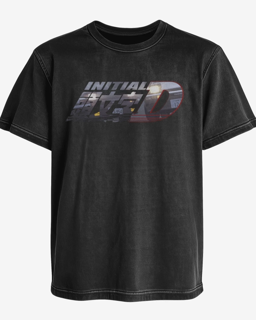 Polera desgastada Initial D