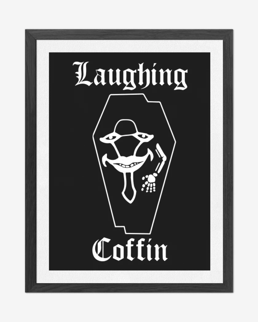 Cuadro decorativo Negro de Laughing Coffin